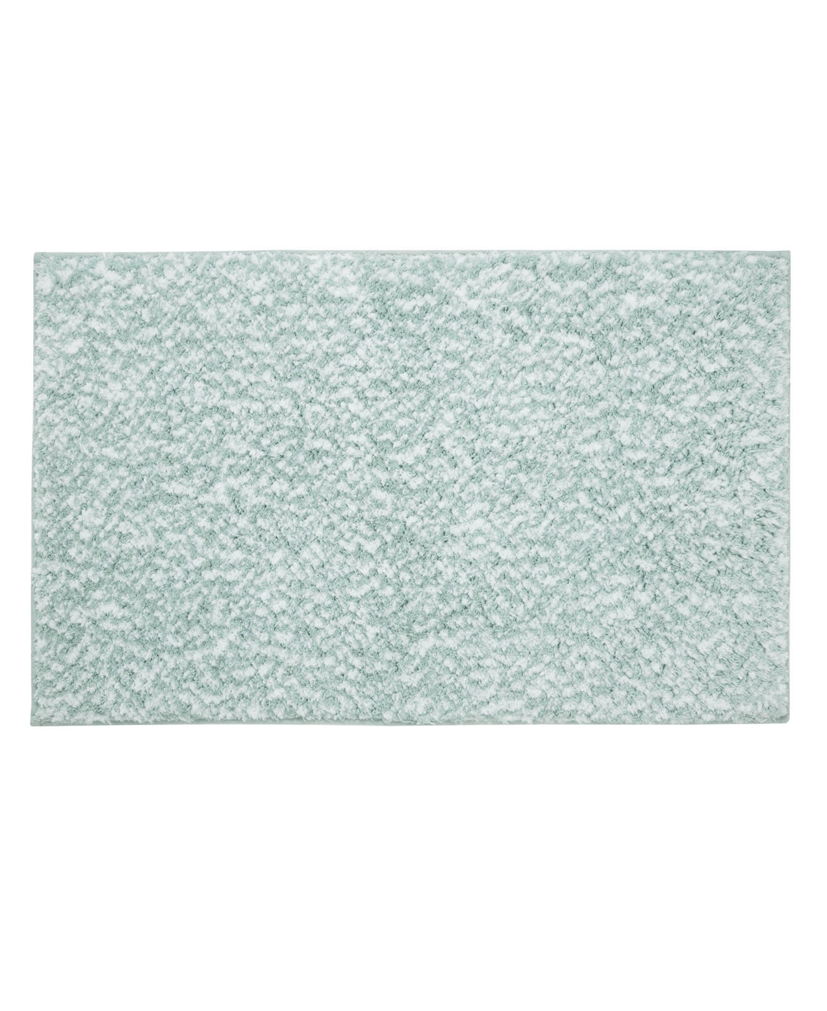 Vcny Home Heathered Memory Foam Bath Rug, 20" X 32" In Green
