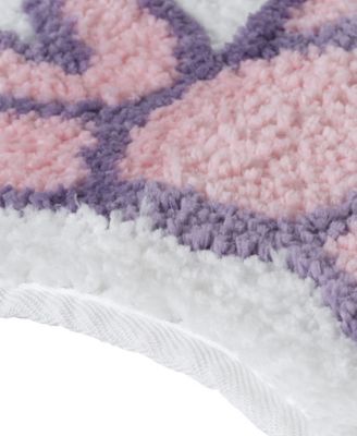 Bow Shaped Tufted Bath Rug, 18" x 27"