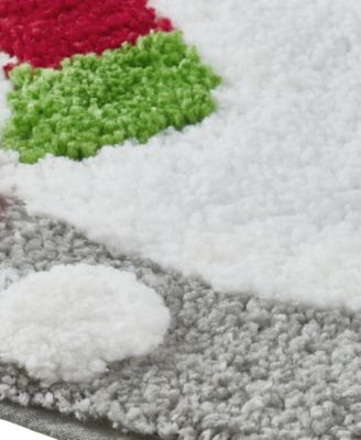 Snowman Holiday Bath Rug Set, 2 Count