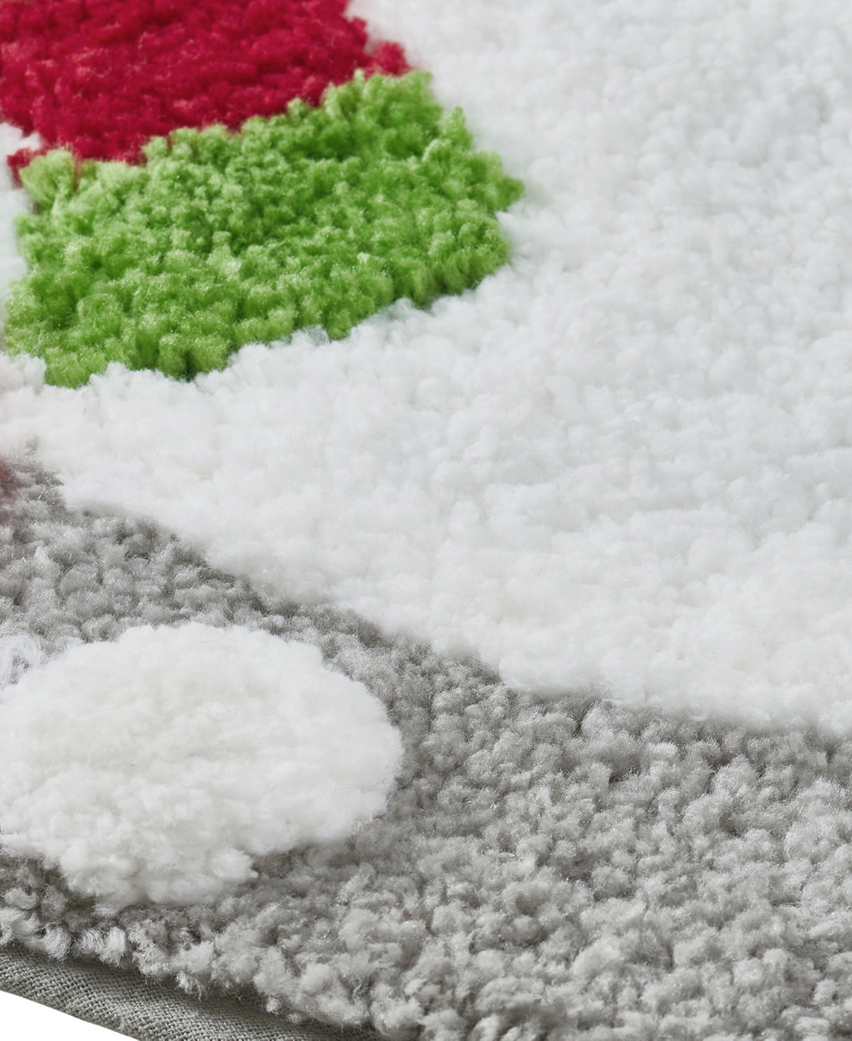 Vcny Home Snowman Holiday Bath Rug Set, 2 Count In Gray