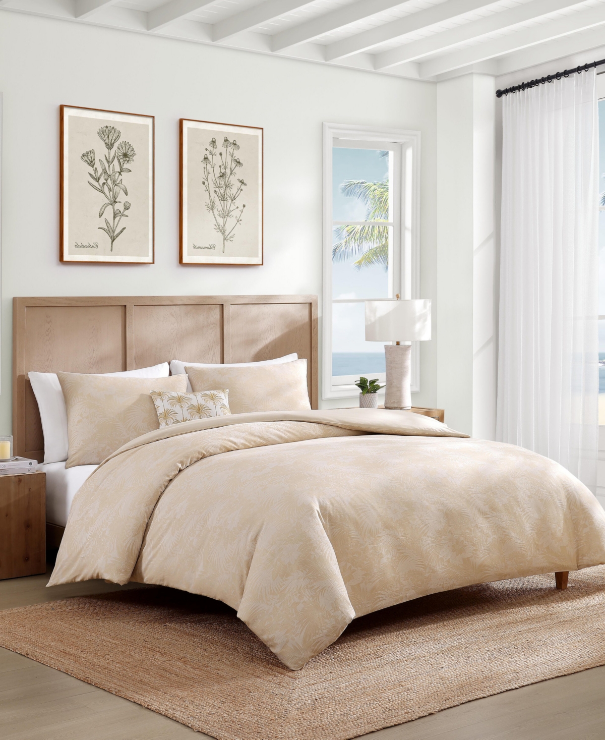 Tommy Bahama Beachside Blooms 3-Pc. Duvet Cover Set