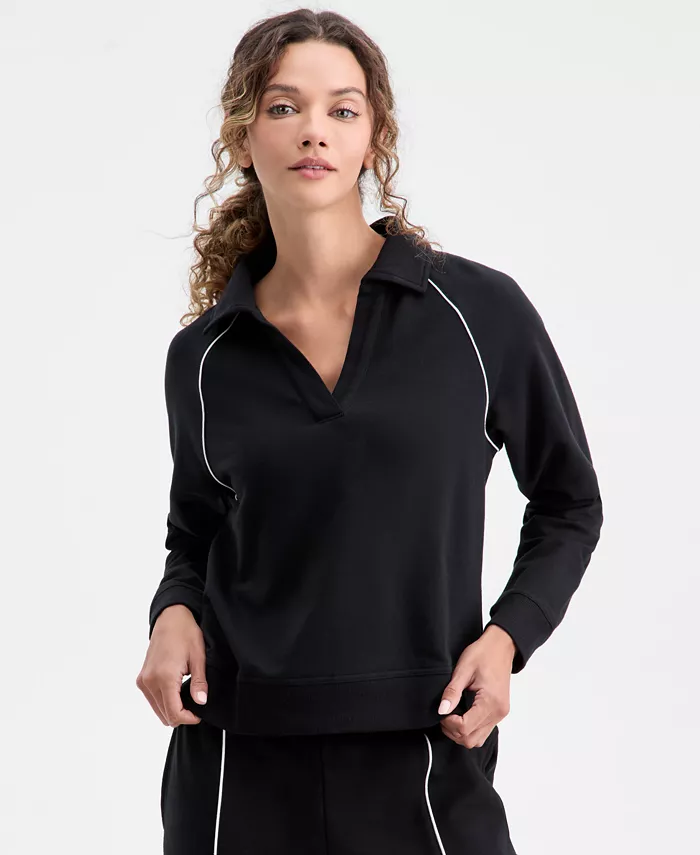 Women's Johnny Collar Top - thumbnail 4