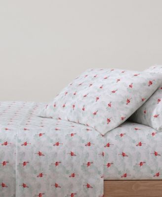 Tommy Bahama Printed Holiday 200-Thread Count Cotton 4-Pc. Sheet Set, Queen