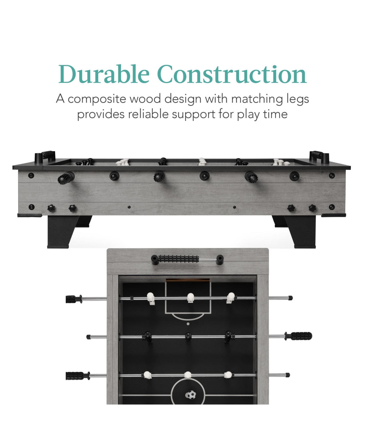 Best Choice Products 40in Tabletop Foosball Table, Arcade Table Soccer for Home
