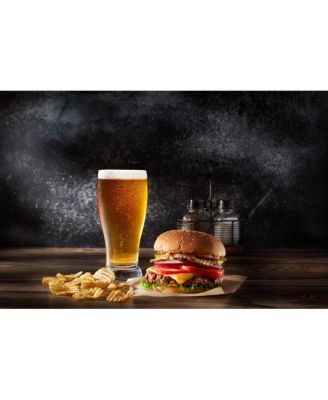 Duo Board - 30x40" Double Sided Surface Board, Vintage Oak/Ink Hardwood