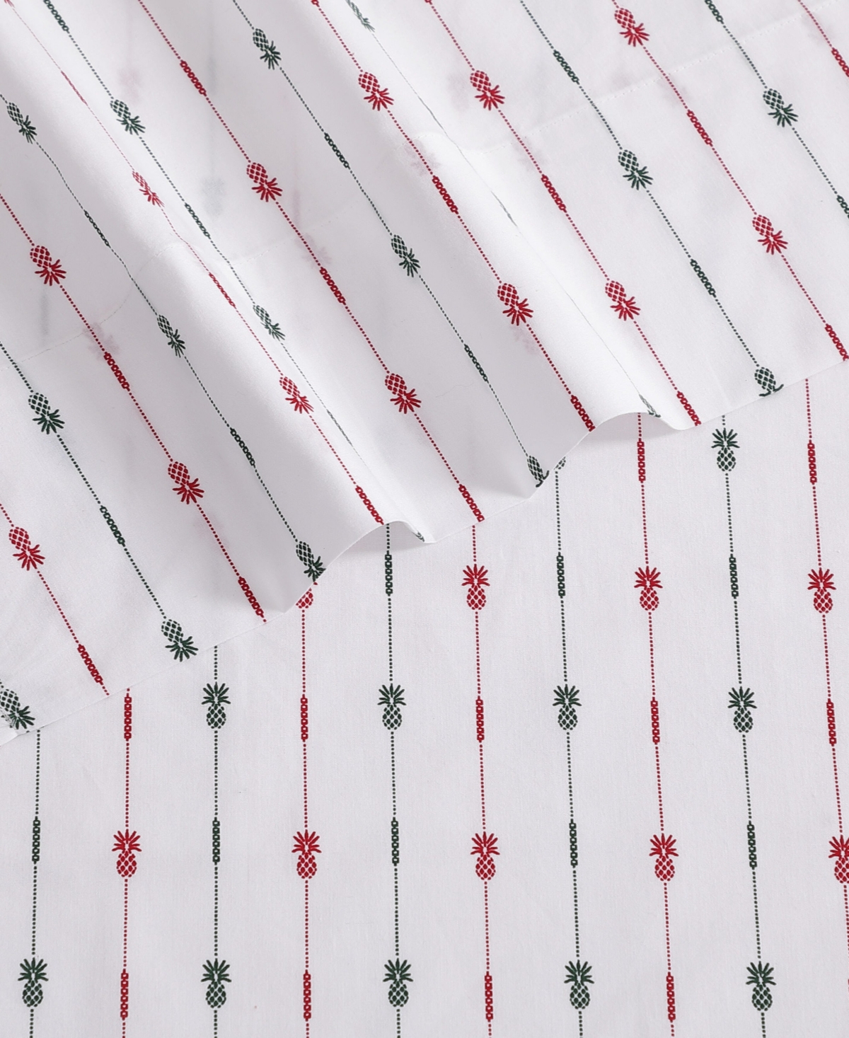 Tommy Bahama Printed Holiday 200-thread Count Cotton 4-pc. Sheet Set, Queen In White