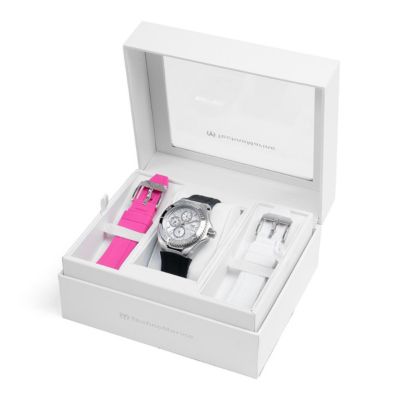 Women's TM-124020 Cruise Quartz Chronograph Silver Dial Watch