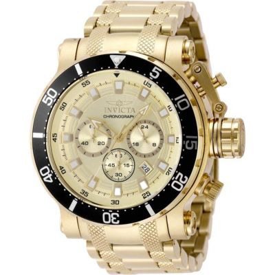 Men's 49093 Coalition Forces Quartz Chronograph Gold Dial Watch
