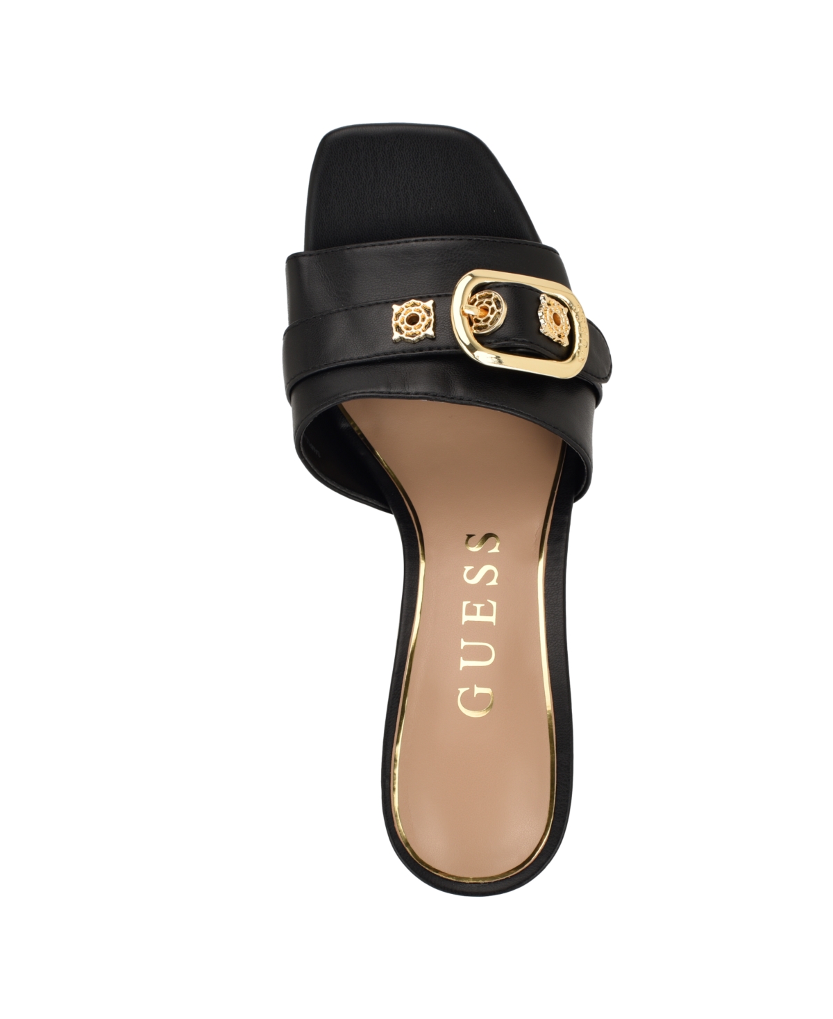 Guess Women's Dittara Slip-On Kitten Heel Sandals