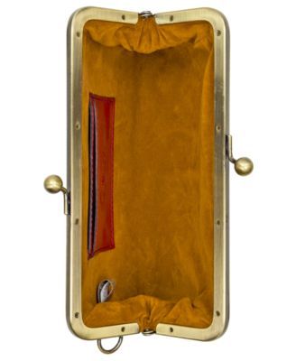 Renna Bark Leaves Wristlet