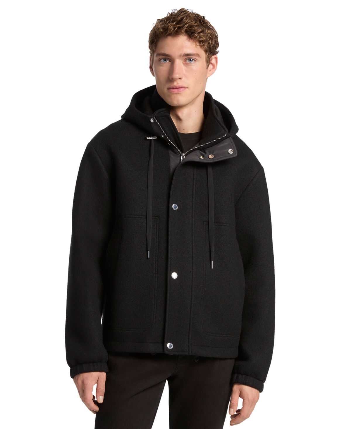 Michael Kors Men's Hooded Long-Sleeve Jacket