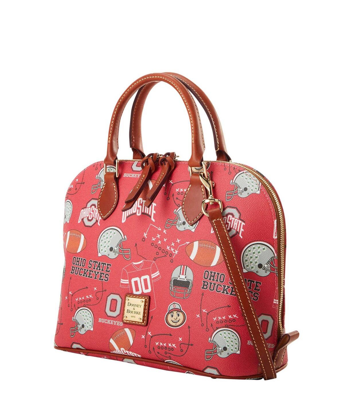 Dooney & Bourke Ohio State Buckeyes Game Day Zip Zip Satchel In Multi