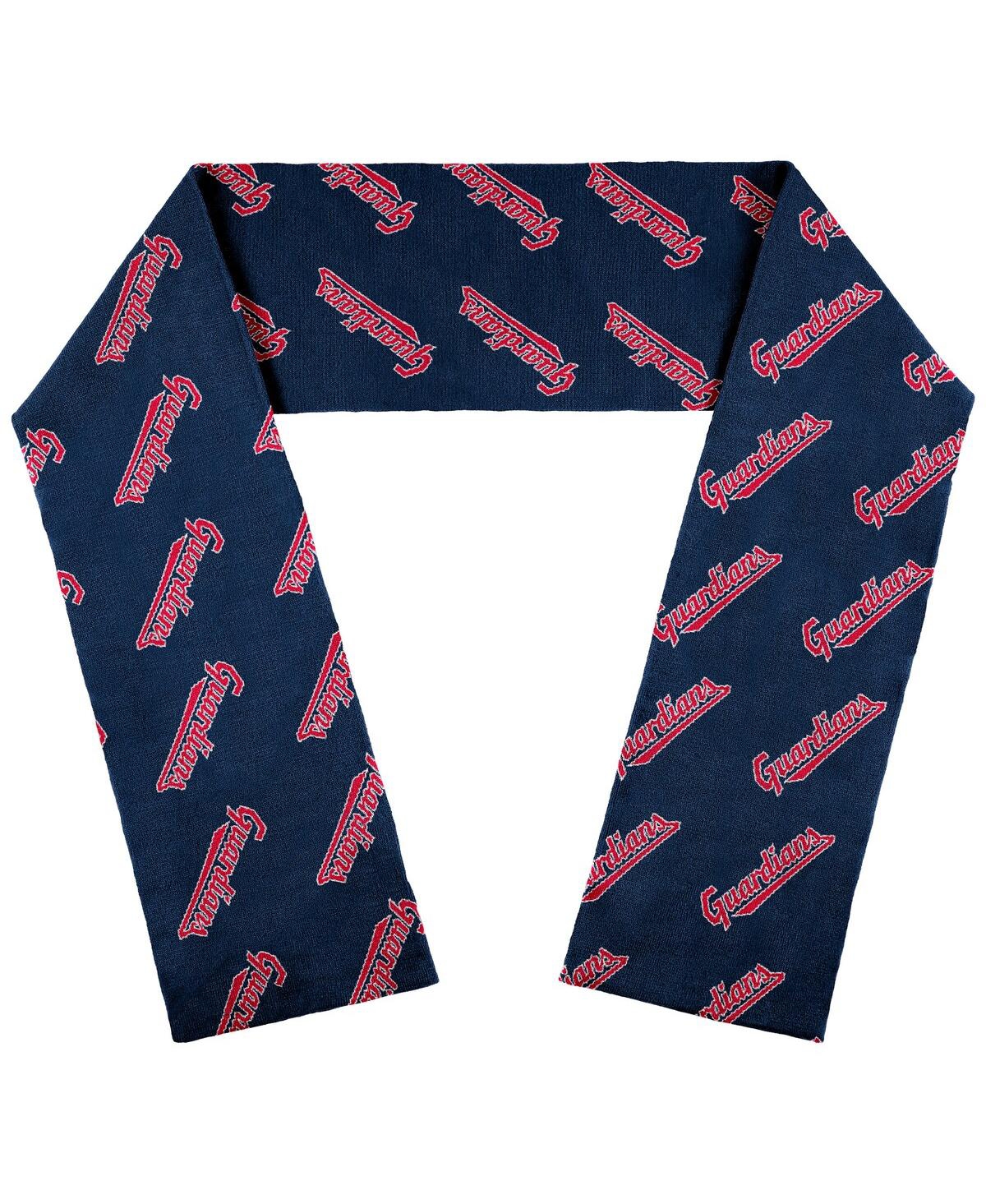 Wear By Erin Andrews Cleveland Guardians Team Wordmark Scarf In Transparent