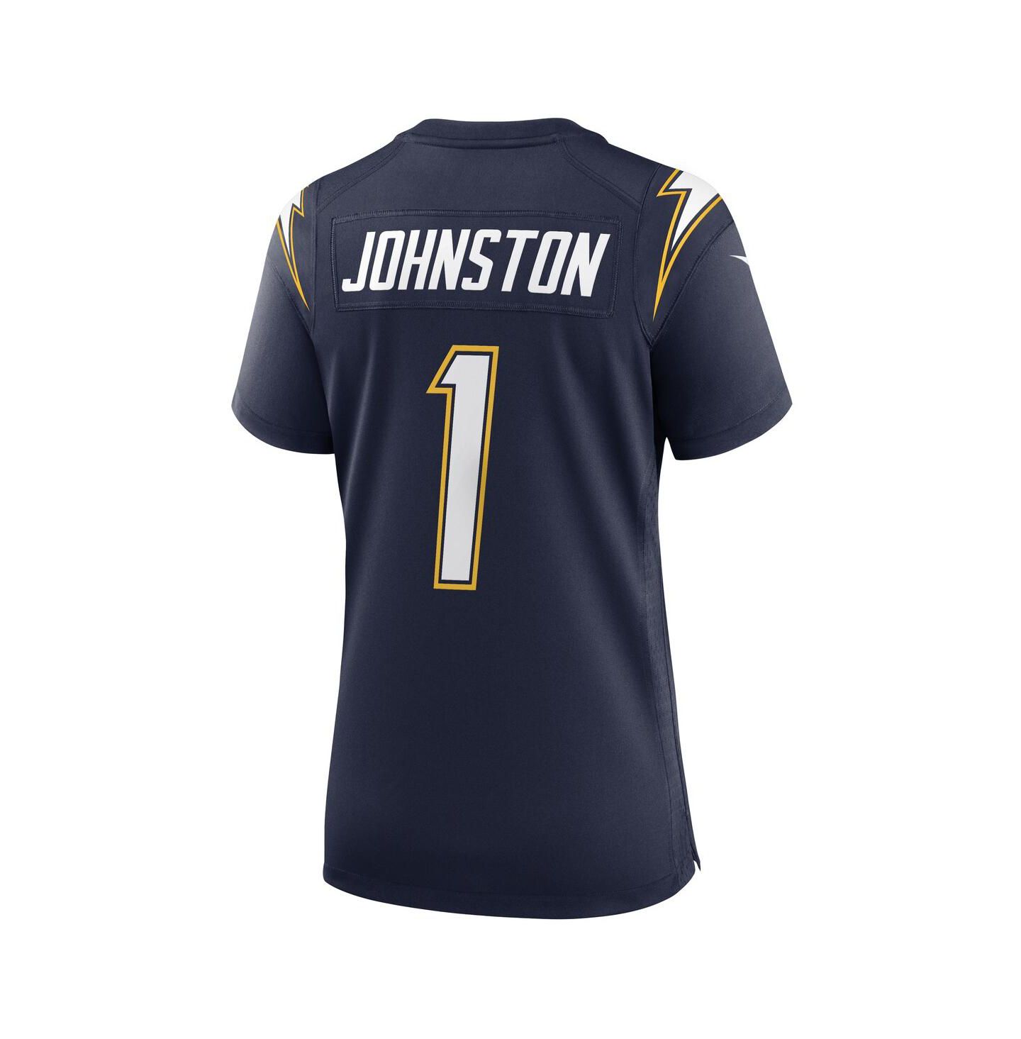 Женский топ Nike Quentin Johnston Navy Los Angeles Chargers Alternate Super Chargers Game Jersey — фото 2