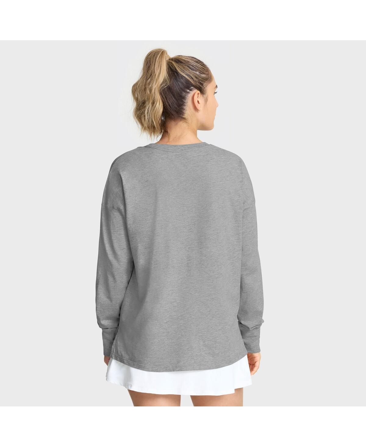 Fanatics Women's Heather Gray Buffalo Bills Hometown Legacy Long Sleeve T-shirt In Multi