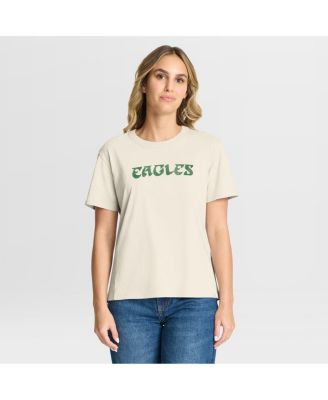 Fanatics - Women's Cream Philadelphia Eagles Dove Legacy T-Shirt