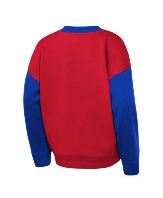 Big Boys and Girls Red/Blue New York Rangers Impact Player Sweatshirt