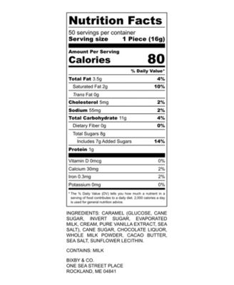 Sea Salted Caramel Gift Box Dark & Milk Chocolate, 18 Pieces