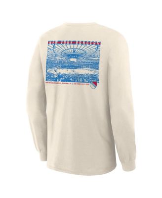 Men's Beige New York Rangers Centennial Long Sleeve T-Shirt