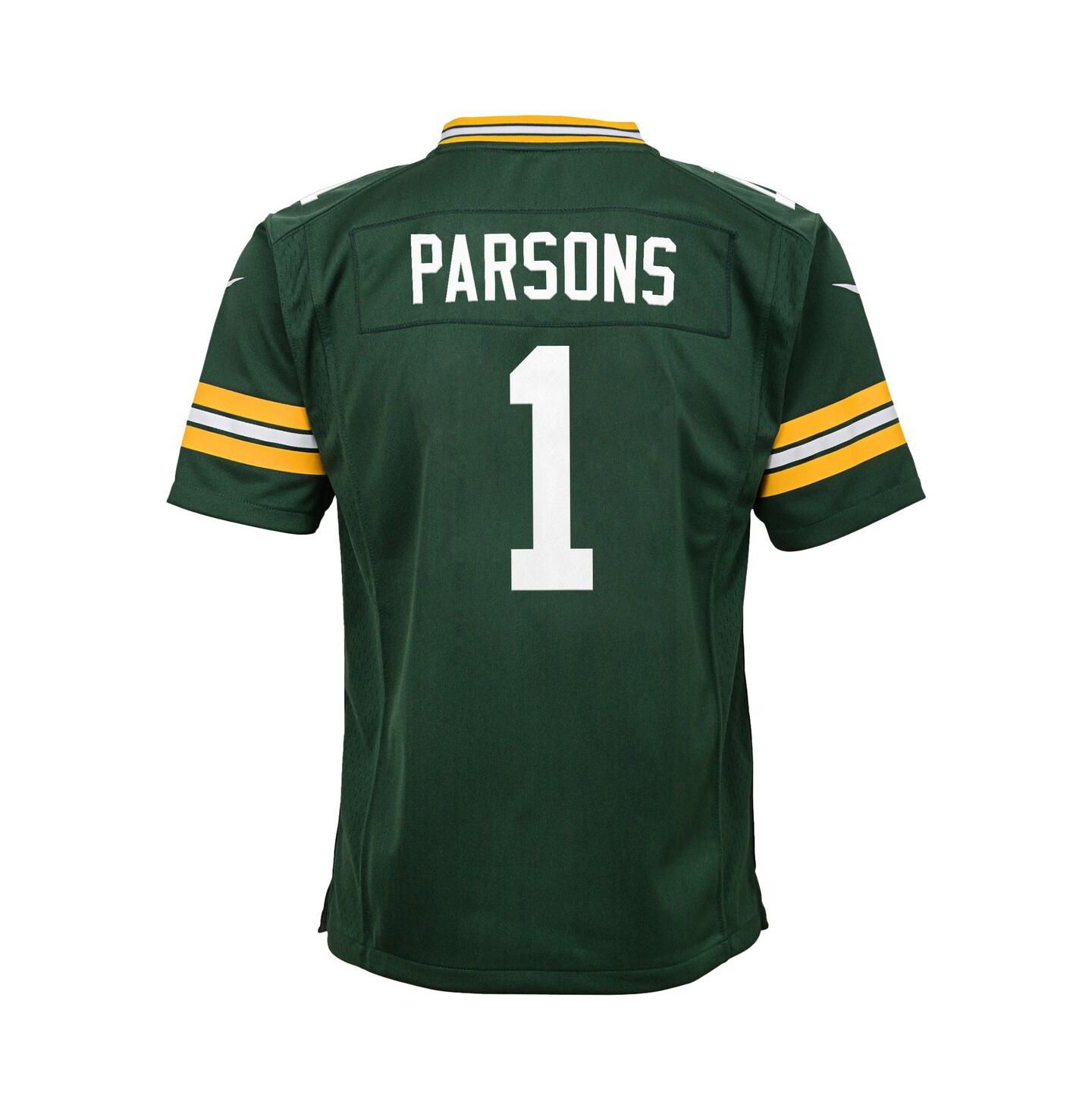 Детское джерси Nike Micah Parsons Green Bay Packers Game Player, Green — фото 3
