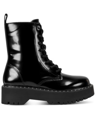 Women's Batu Studs Block Heel Booties