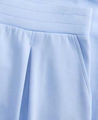 Petite High-Rise Wide-Leg Sweatpants, Macy's Exclusive  