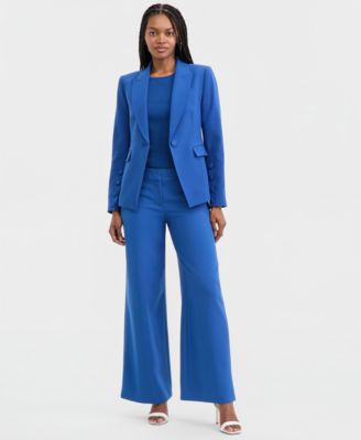 Women&#39;s Peak Lapel One-Button Jacket