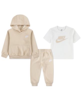 【NIKE】 LONG SLEEVE HOODIE &JOGGER PANTS Nike Boys' Toddler 2T-4T Long-Sleeve Hoodie, T-Shirt and Jogger