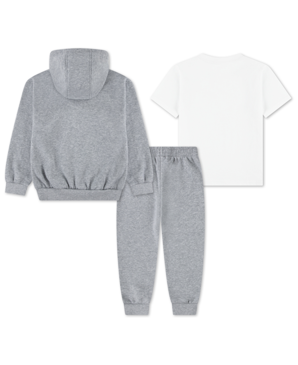 Nike Boy 4-7 Long-sleeve Hoodie, T-shirt And Jogger Pants, 3-piece Set In Multi