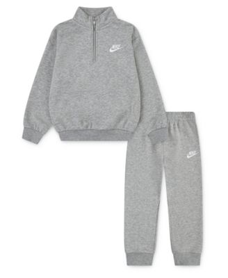 Boy Toddler 2T-4T Logo Detail Sweatshirt and Jogger Pants, 2-Piece Set