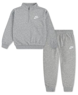 Boy 4-7 Logo Detail Sweatshirt and Jogger Pants, 2-Piece Set