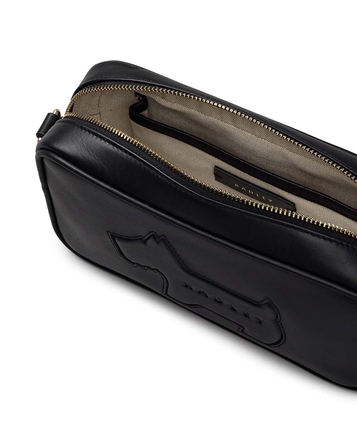 Radley London Hadley Lane Applique Dog Small Zip-Top Cross Body Handbag