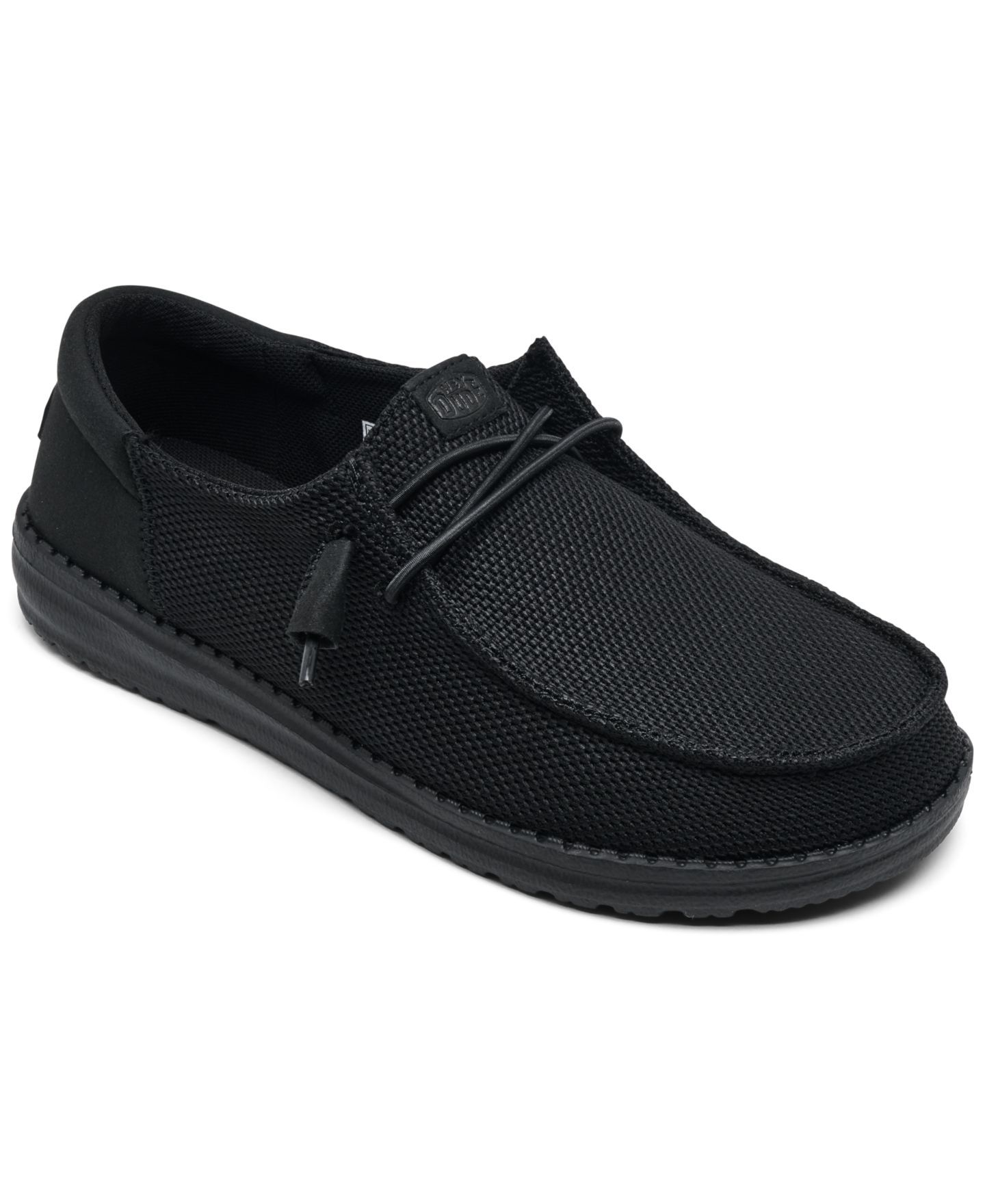 Женские кроссовки Hey Dude Wendy Funk Mono Casual Moccasin, цвет: Чёрный — фото 1