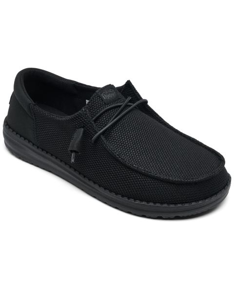 Женские кроссовки Hey Dude Wendy Funk Mono Casual Moccasin, цвет: Чёрный