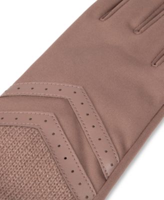 Women's Rib-Knit Fleece-Lined Gloves