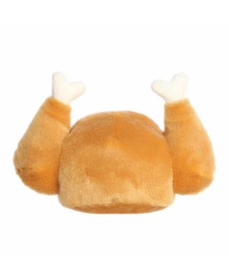 Mini Wishbone Turkey Palm Pals Savory Plush Toy Brown 4.5"
