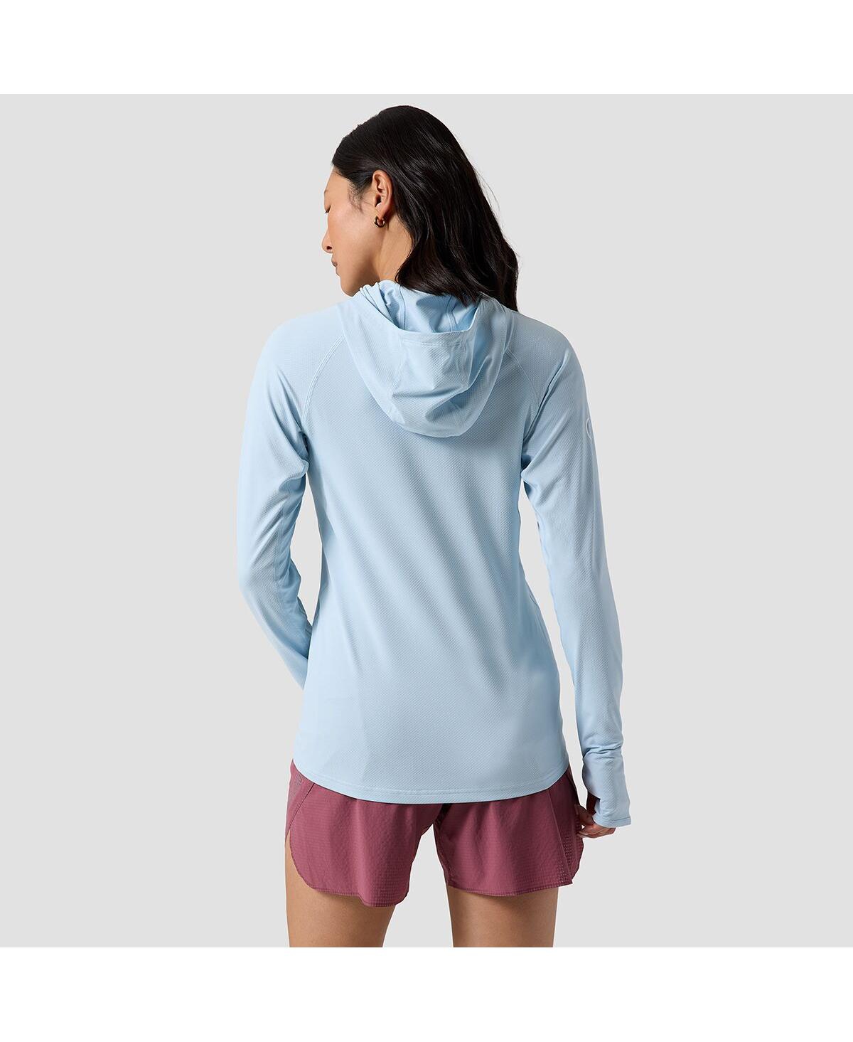 Backcountry Women's Tahoe Sun Hoodie Long Sleeve Performance Tops In Blue