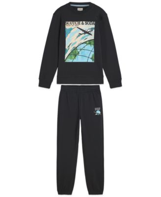 SCOTCH & SODA - Boys Toddler 2T-4T Graphic Crewneck T-Shirt and Jogger Set