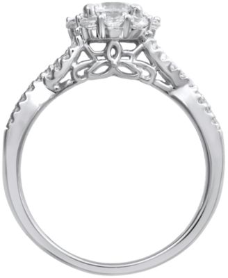 Diamond Ring (1 ct. t.w.) in 14k White Gold