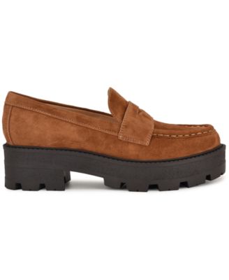 Women's Keram Chunky Lug Sole Penny Loafers