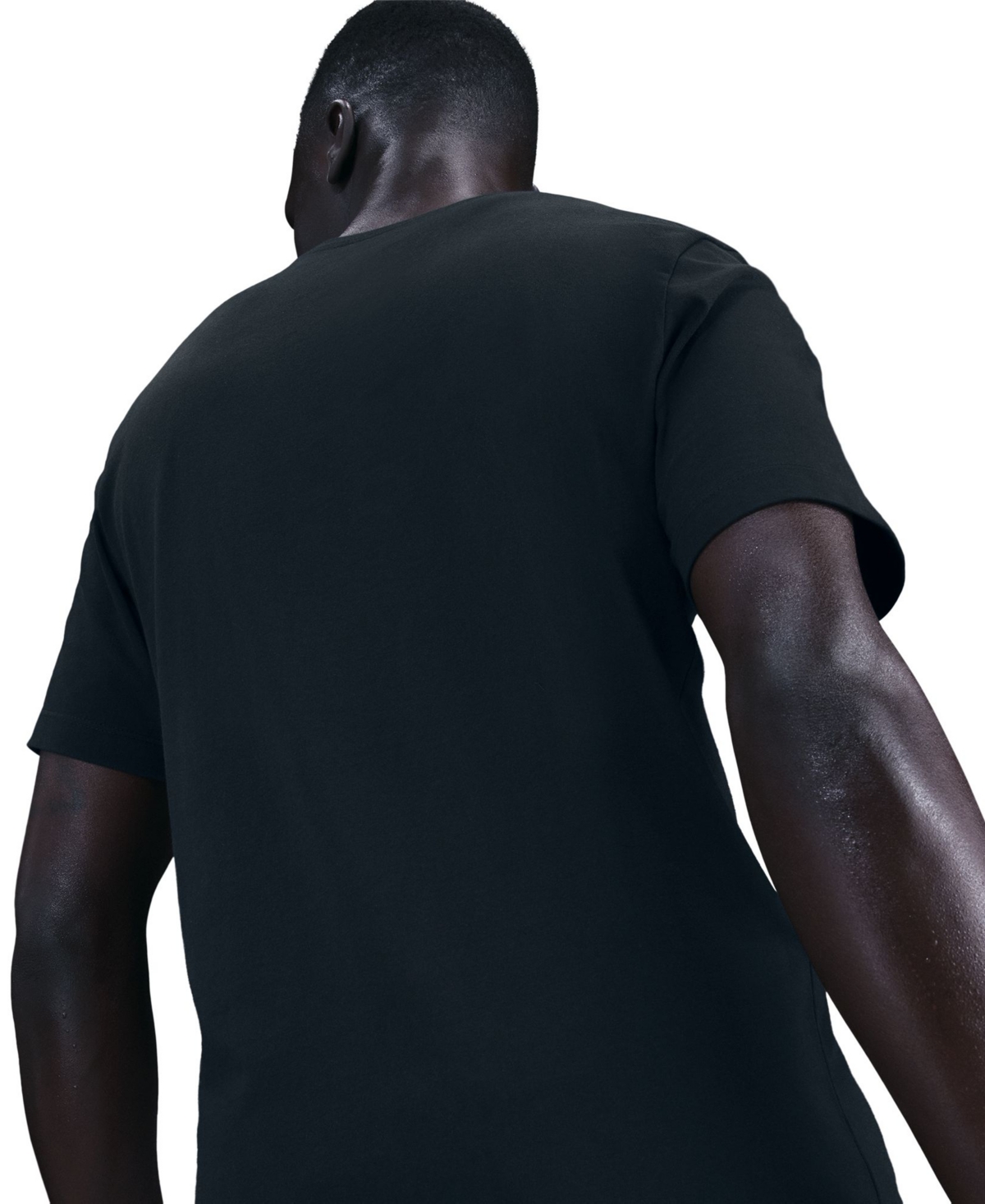 Nike Men's Modern Fitness Classic Crewneck T-shirt In Black