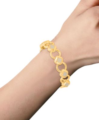 Diamond Bracelet (1 ct. t.w.) in 14k Yellow Gold
