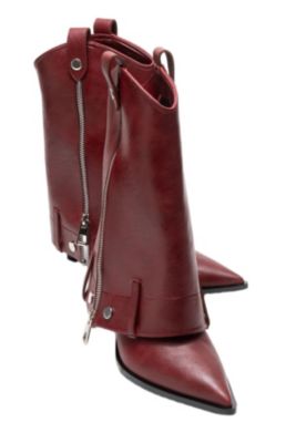 Lola Zip Pointed Toe Heel Boot (Women