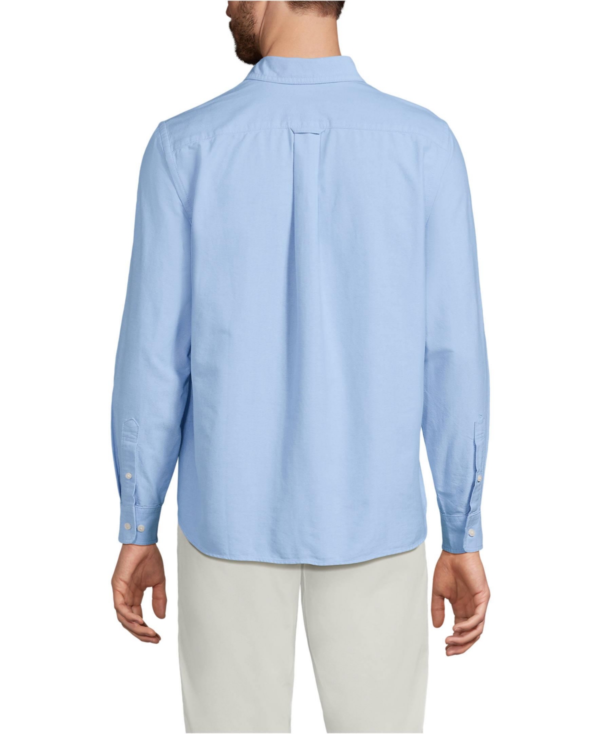 Lands' End Men's Long Sleeve Sail Rigger Oxford Shirt