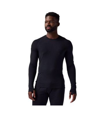 Men's Cedars RWS Merino Lt-Wt Baselayer Crew Top Lightweight Long Underwear Tops