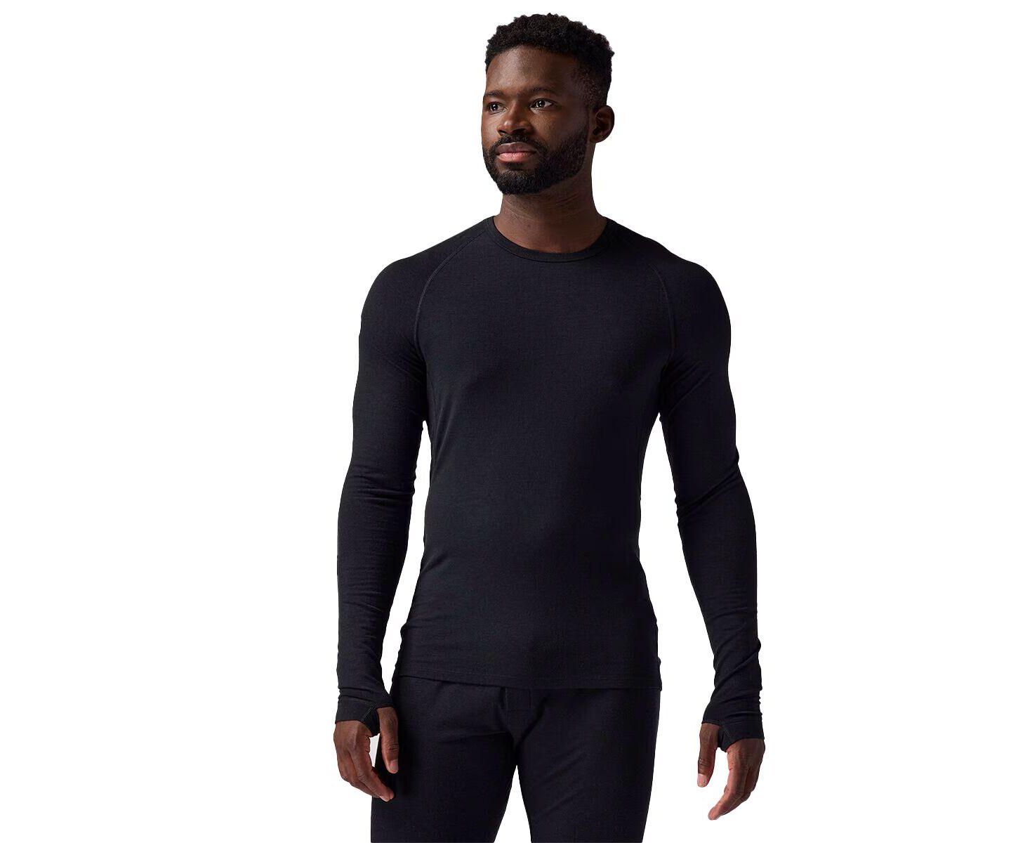 Топы Baselayer для мужчин, шерсть мериноса — Backcountry, цвет: Чёрный — фото 1
