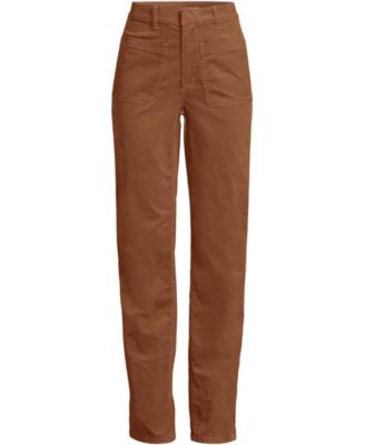 Women's Tall Corduroy High Rise Rail Straight Leg Pants