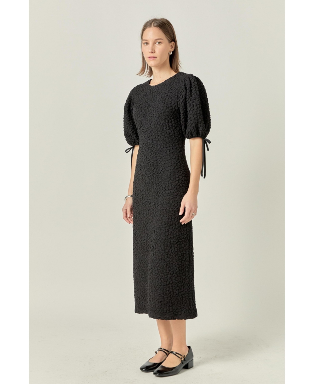 English Factory Women's Smocked Midi Dress