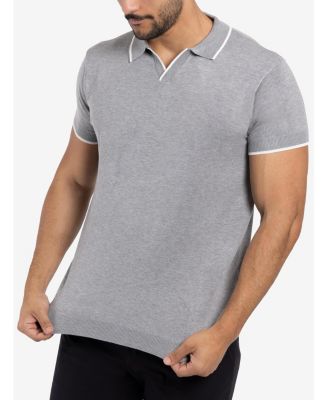 Men's Collar V-Neck Polo Sweater