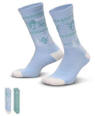 Men's 2-Pack Everyday Cushioned Winter Wonderland Crew Socks